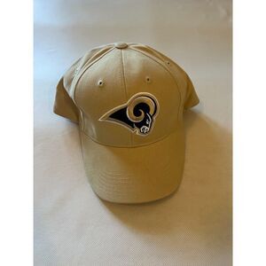 Vintage St. Louis Rams NFL Embroidered Hat (Khaki)